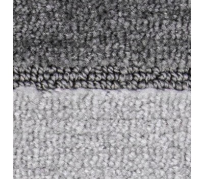 САНАКС - Коврик в ванную СИЛЬВЕР двойной, СЕРЫЙ, полосы, 60х100 + 50х60 см, 100% полиэстер. 00201