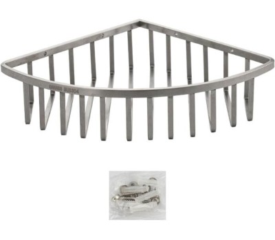 САНАКС - Полочка угловая, овальная, одинарная 20 см, плоские прутья, из нержавеющей стали, матовая 75050