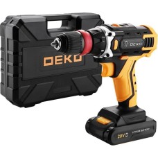 Дрель аккумуляторная DEKO DKCD20FU-Li SET 3 со съемным патроном в кеи?се + оснастка 13шт 063-4177
