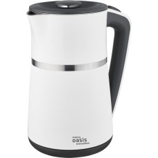 Чайник электрический OASIS K-4SPW белый+черный 1,7л 2200Вт