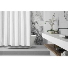 Штора для ванной ЕГ (543) DIAMOND Штора для ванной Белая