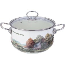 Кастрюля AGNESS 943-068 FAMILY HOUSE со ст.крышкой 3,8л