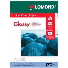 LOMOND Фото 0102142 A4/170г/м2/50л./белый глянцевое для струйной печати