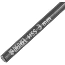 Сверло DENZEL Сверло по металлу, 3 мм, HSS-Tin, Golden Tip, 10 шт. 717205