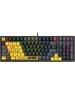 A4TECH Клавиатура Bloody S98, проводная, USB, механическая, желтый [sports lime]