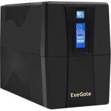 ИБП Exegate EX292789RUS ИБП ExeGate Power Smart ULB-1000.LCD.AVR.4C13 <1000VA/550W, LCD, AVR, 4*C13, Black>