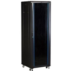 LANMASTER Шкаф коммутационный TWT-CBB-42U-6X8-P1 напольный, перфорированная передняя дверь, 42U, 600x2055x800 мм