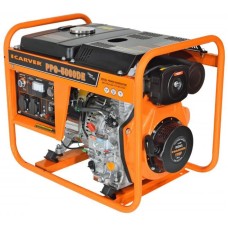 CARVER Дизельный генератор PPG - 5000DE, 220/12 В, 3.6кВт, с АКБ [01.020.00051]