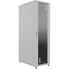 NTSS Шкаф серверный Премиум ( -R47U60100GS) напольный 47U 600x1000мм пер.дв.стекл металл 900кг серый 910мм 113.8кг 2210мм IP20 сталь