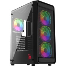 BLOODY Корпус BD-CC114 черный без БП ATX 8x120mm 1xUSB2.0 1xUSB3.0 audio bott PSU