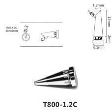 Жало ATTEN Аксессуары для пайки Паяльное жало , T800-1.2C