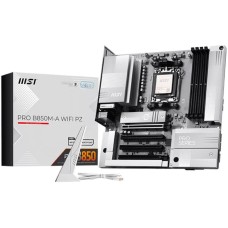 Материнская плата MSI Материнская плата PRO B850M-A WIFI PZ B850, AM5, 4*DDR5, 4*PCIEx16, 2*M.2, 3*TypeC, 3*USB3.2Gen2, 5*USB3.2Gen1, 4*USB2.0, 4*SATA3.0, 5G, DP, HDMI, M-ATX, RTL