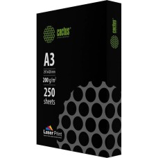 Бумага CACTUS Бумага LaserPrint CS-LPA3200250, A3, для лазерной печати, 250л, 200г/м2, белый