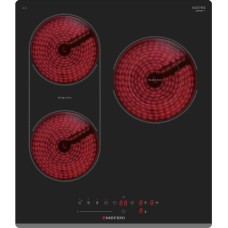 MEFERI Электрическая варочная поверхность Comfort Plus MEH453BK, конфорок: 3 шт., стеклокерамика, независимая, черный