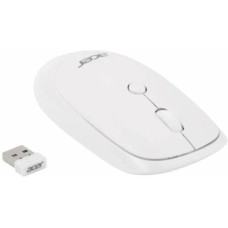 Acer OMR138 [ZL.MCEEE.01L] белый оптическая (1600dpi) беспроводная USB (3but)
