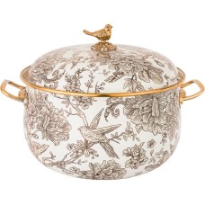 Кастрюля LEFARD КАСТРЮЛЯ ЭМАЛИРОВАННАЯ С КРЫШКОЙ 4,8Л, ДИА.22СМ ПОДХОДИТ ДЛЯ ИНДУКЦИОН.ПЛ 950-720