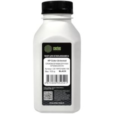 CACTUS Тонер CS-THPCHUBK-100 черный флакон 100гр. для принтера HP Color Universal CF540A/CF400A/CF410A/CF400A/CE310