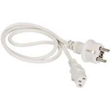 LANMASTER Шнур питания LAN-PP13/SH-7.0-WH C13-Schuko проводник.:3x0.75мм2 7м 220В 10А белый