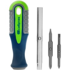 СИБРТЕХ Отвертка комбинированная SL5/PH1, SL6/PH2 13377