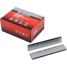 MATRIX Скобы для пневматического степлера 18GA, 1.25 х 1 мм длина 25 мм ширина 5,7 мм, 5000 шт 57659