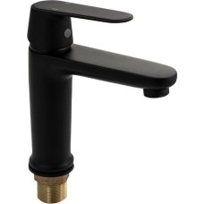 МАГНУС - Смеситель на раковину, литой корпус, цвет чёрный 8405