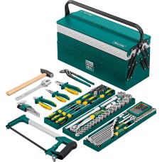 KRAFTOOL GRAND-131, 131 предм., (1/2″+1/4″), универсальный набор инструмента (27978-H131)