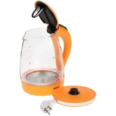 Чайник электрический ATLANTA ATH-2461 оранжевый стекло