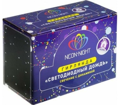 Электрогирлянды NEON-NIGHT (235-035) Гирлянда Светодиодный Дождь 1, 5х1, 5м белый