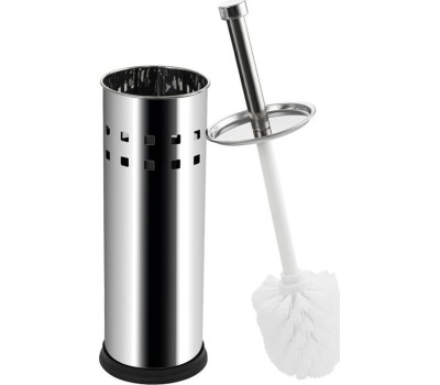 Аксессуары для ванной комнаты и туалета САНАКС 331 Ёрш для унитаза напольный метал. перфорированный