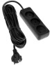 Удлинитель UNIEL (UL-00003605) S-CD3-5 BLACK Standart 5м 3 гнезда б/з Черный