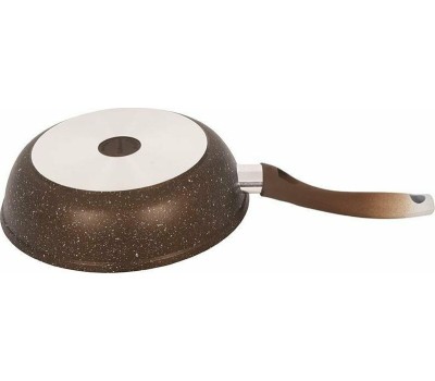 Сковорода КУКМОР смк227а а/пр литая 22см Кофейный мрамор