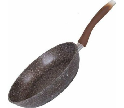 Сковорода КУКМОР смк227а а/пр литая 22см Кофейный мрамор