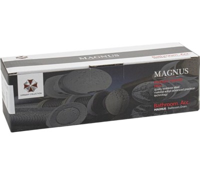 Донный клапан MAGNUS 0602 Верхняя часть (донный клапан) сифона-автомата на раковину АНТИВАНДАЛЬНАЯ с переливом из нержавеющей стали