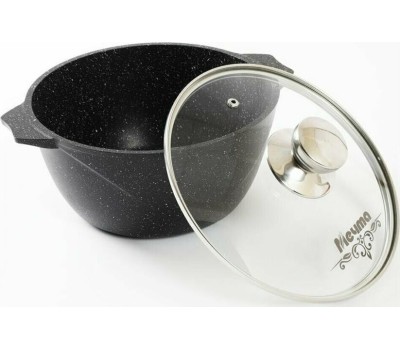 Кастрюля МЕЧТА 45802 Гранит black 5л