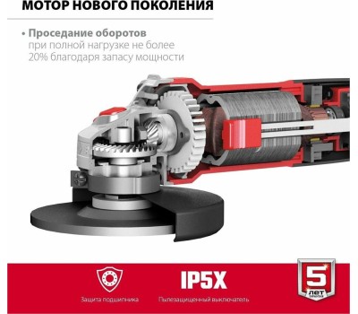 УШМ ЗУБР УШМ-125-1005 1000Вт, 125мм