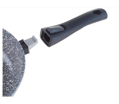 Сковорода ТРАДИЦИЯ ТМ2285 а/пр литая 28см съемн/руч Мрамор