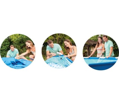 Бассейн каркасный INTEX Бассейн каркасный 3.05 m x 76 cm + фильтр-насос INTEX ( Арт. 28208NP)