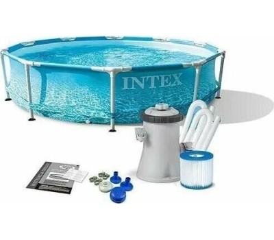 Бассейн каркасный INTEX Бассейн каркасный 3.05 m x 76 cm + фильтр-насос INTEX ( Арт. 28208NP)