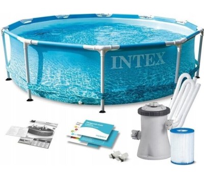 Бассейн каркасный INTEX Бассейн каркасный 3.05 m x 76 cm + фильтр-насос INTEX ( Арт. 28208NP)