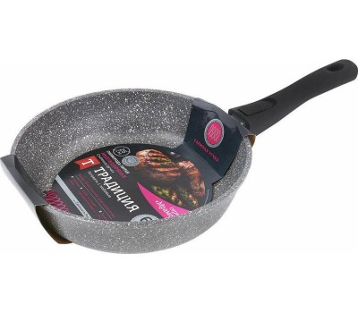 Сковорода ТРАДИЦИЯ ТМ2265И а/пр литая 26см съемн/руч Мрамор индукция