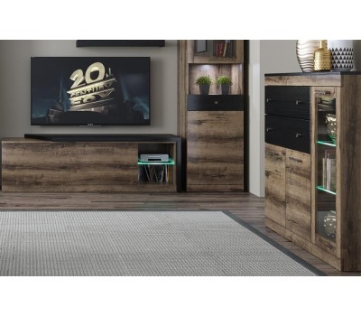 Модульная мебель АНРЭКС JAGGER Подставка L137 цвет Черный (1 уп.)