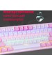 Клавиатура REDRAGON (70672) Fizz Радужн,61 клав,тих,бело-розов.