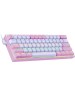 Клавиатура REDRAGON (70672) Fizz Радужн,61 клав,тих,бело-розов.