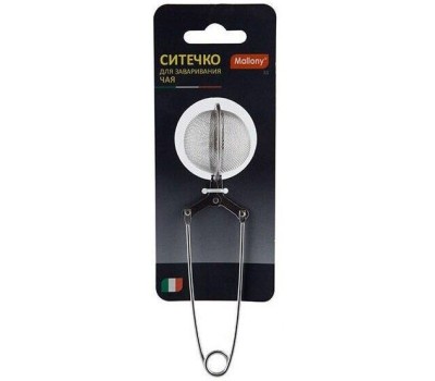 MALLONY Ситечко для заваривания чая SS (размер: 15,5*4см)