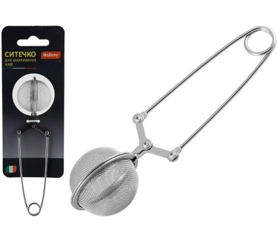 MALLONY Ситечко для заваривания чая SS (размер: 15,5*4см)