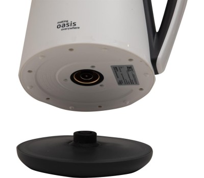 Чайник электрический OASIS K-4SPW белый+черный 1,7л 2200Вт