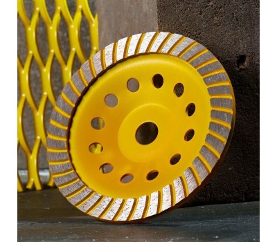 Чашка алмазная KRANZ (KR-90-0256) Чашка алмазная шлифовальная Turbo, 180х22,2мм