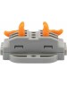 Клемма REXANT (07-6263-5) Клемма СМК 222-423P проходная 3 полюса, с монтажной площадкой (0,08-4 мм ), серая (блистер 5 шт./уп.)