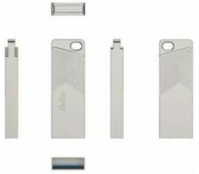 NETAC Флеш Диск 64GB UM1 NT03UM1N-064G-32PN USB3.2 серебристый