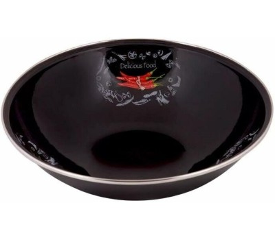 Миска APPETITE эмал 3,5л нерж/об Chilli